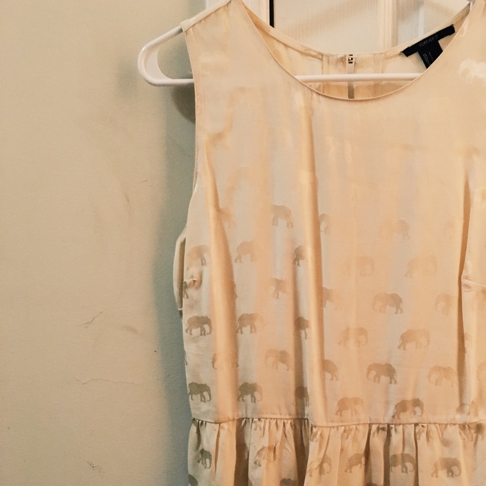 Elephant detail tank top